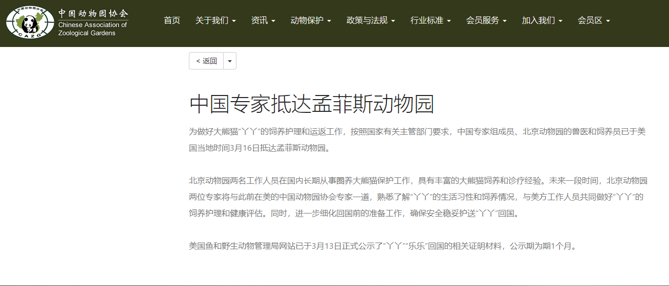 大熊貓“丫丫”回國(guó)流程走到哪一步了？最新回應(yīng)